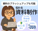 期間限定3名様 4,000円！伝わる資料作ります 文章がまとまっていなくても大丈夫！ラフ案から資料作成します イメージ1