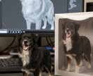 愛犬の写真をリアルなフィギア画像に変換します SNS映え抜群！うちの子だけの超リアル3Dアート イメージ3