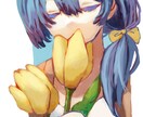 アイコン〜サムネetc！1枚絵描きます 光を意識した塗りの女の子が得意です イメージ10