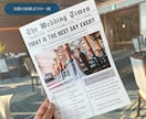説明書付き◎英字新聞風プロフィールブック作れます 無料アプリCanvaで簡単♩海外風なオシャレな結婚式アイテム イメージ8