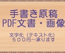 パソコンインストラクターが画像の文字起こし承ります PC入力が苦手な方へ！良心的に正確・スピーディーな対応します イメージ1