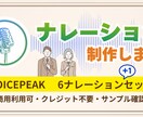 ナレーション【VOICEPEAK】制作します 解説、プロモーション、キャラボイス、e-ラーニングなど イメージ2