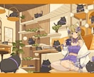 あなたの好きを詰め込んだ理想のお部屋を描きます サムネイル、配信背景、待機画面におすすめ！ イメージ4