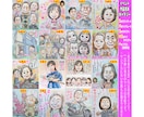 感謝を伝える似顔絵もそっくりでかわいく描いてます 定年退職送別会や卒業卒部、季節の催事、母•父の日 敬老の日に イメージ6