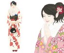 人物イラスト　全身・バストアップで制作します 雰囲気や空気感がイラストに表現されるよう心をこめて描きます。 イメージ1
