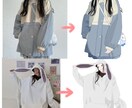 商業利用可◎写真をイラストにします 低価格！！背景は単色指定or透過！服、グッズの写真など！！ イメージ1