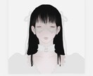 耽美でアンニュイな人物イラストを描きます 主に女性、少女。どこか繊細で美麗な人物をお描きいたします。 イメージ5