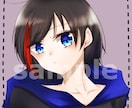 ツヤのある瞳と髪が目を引く女の子アイコン描きます 得意分野の塗りに力を入れたSNS映えするアイコン描きます！ イメージ5