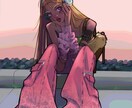 お洒落なファッションイラスト描きます ファッション雑誌・webメディア・Instagramなど イメージ4