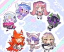 ミニキャライラスト描きます グッズ等に合うかわいい絵柄です イメージ3