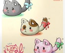 かわいい、ポップ、デフォルメ、動物イラスト描きます ペットや好きな動物をイラスト化しませんか？？ イメージ6
