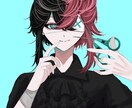 SNS用のアイコンを描きます 可愛らしい顔の女の子、男の子、うるうるなおめめが得意！ イメージ2