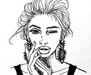 オシャレ‼︎ファッションイラスト風似顔絵を描きます 他にはない個性的な似顔絵をお探しの方にオススメです イメージ3