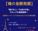 稼げない・お金の不安ブロックを過去世で解除します (期間限定モニター価格)魂の金脈を発掘し豊かさを受け取る イメージ1