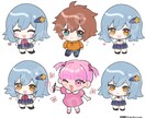 商用OK！みにみにSDキャラ描きます ☆SNSやアイコン,動画配信等にぴったりのデフォルメイラスト イメージ3
