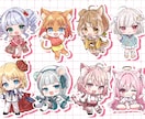 完全お任せ！もっちり可愛いミニキャラお描きします 安定したクオリティーでイラストをお描きします！ イメージ3