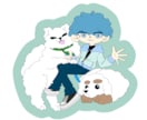 ポップな絵柄を活かしてアイコンや立ち絵を描きます デフォルメチックで個性のあるテイストなイラストを描きます。 イメージ6