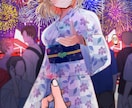 映えるアイコン・一枚絵描きます 色鮮やかで綺麗な雰囲気のイラストをお届け！ イメージ3