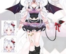 全力でVtuberデビューを徹底サポートいたします キャラデザ、Live2D、パーツ分け、修正無制限、著作権譲渡 イメージ6