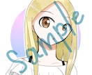 女性アイコンお描きします SNS等のアイコンイラストを1000円でお描きします。 イメージ2
