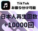 TikTokの動画を【1万】増やします 【90日間減少保証】【振り分け可能】【リアルユーザー】 イメージ8