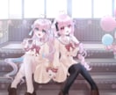 イラスト制作します パーツ分け対応｜グッズやサムネ、歌ってみたのMVなど イメージ9
