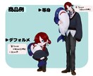 TRPGの立ち絵やIRIAMの立ち絵を描きます シナリオがあるのに立ち絵がない！そんなあなたにオススメです。 イメージ3
