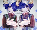 キャラクターイラスト制作します きらしゅわで重厚感もある色味煌めくようなデザインを描きます。 イメージ2