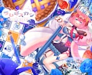 歌ってみた等用のイラスト描きます 鑑賞用、歌みた動画、キャス画、表紙など用途様々！ イメージ1