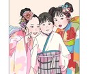 ウェルカムボードやプレゼントに使える似顔絵描きます お写真から似顔絵イラストを作成します！ イメージ8