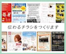 伝わる、印象に残るチラシを製作します 修正回数無制限！初めての方でも安心してご依頼いただけます。 イメージ1