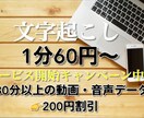 1分60円～！現役SEが文字起こし承ります 現役SEのタイピングで素早い納品！ イメージ1