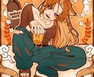 レトロファッションなイラストを作成します 色彩で魅せる、レトロポップな世界 イメージ6