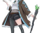 人物イラスト立ち絵を一体描きます なるべく要望に応えてキャラクターを描きます！ イメージ1