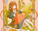 やさしい色合いのキャラ1枚絵・アイコンを描きます ご希望に沿ってイラストを制作いたします。 イメージ1