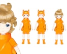 Live2d用パーツ分けイラスト作成します 色々なタイプ子供、女性、男性まで用途に合わせて作成可能です！ イメージ3