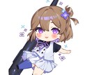 最短二日！デフォルメイラスト制作いたします まるっとかわいいデフォルメキャラ！ イメージ3