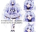 LIVE2Dモデル作成します 周りに埋もれない、あなただけのデザインのモデルを作成します。 イメージ1