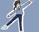 似顔絵歓迎・リクエストに応じたイラストを描きます ゆるく丸みのあるテイストのイラストです イメージ6