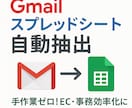 Gmail自動抽出→シート整理で転記ゼロにします 毎日のメール転記を完全自動化！ イメージ1