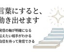 思考整理と言語化で発信の軸を作ります 何を発信すればいいか迷っている方へ イメージ3