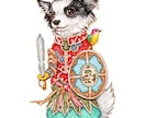 ファンタジーな動物画を描きます 普通の動物画じゃ物足りない方へ、わくわくをお届けします！ イメージ5