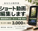 教材の集客用ショート動画を1本編集します 60秒以内・縦型｜素材支給でカットと字幕まで イメージ1