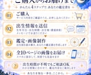 全10ページのホロスコープ鑑定書を作成します 自己分析・本質・恋愛・才能を紐解く、あなただけの取扱説明書 イメージ5