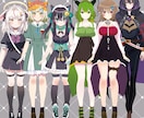 商用利用◎あなただけのかわいいイラストお届けします Vtuber立ち絵/SNSアイコン/配信イラスト/グッズ等 イメージ7