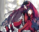 歌ってみた、MV用イラスト制作します アニメ塗りのコントラスト強めのイラストを制作します! イメージ2