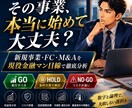 新規事業・M&Aの投資判断を徹底分析します 現役金融マンが収益性・リスク・撤退条件まで判定 イメージ1