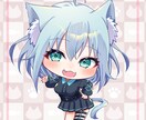 可愛いデフォルメちびキャライラスト作成いたします スタンプ、グッズ、立ち絵など。動画などに。商用利用可。 イメージ3