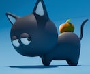 キャラクターを３Dモデル化します 企業、グッズ、ウェブ、アイコン等に利用可能（商業利用も可） イメージ2
