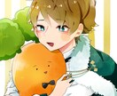 可愛いイラスト作成します アイコン、グッズ、小説同人誌の表紙など イメージ5